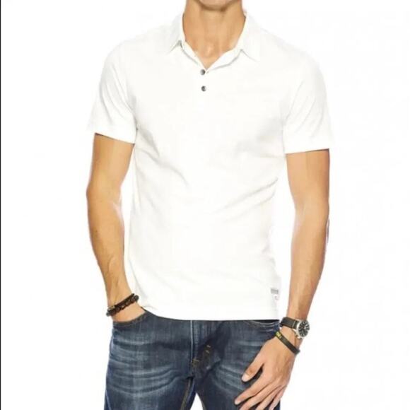 I Am Gentleman (Peace Love World) Blue Short Sleeve Polo Size XL - Picture 3 of 5